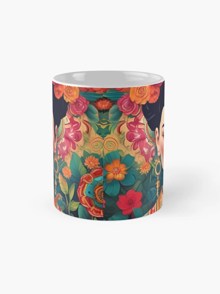 Thumbnail 4 of 6, Coffee Mug, Frida Roses designed and sold by Raine2Shine.