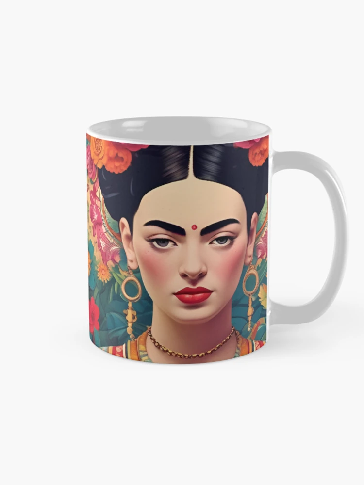 Thumbnail 3 of 6, Coffee Mug, Frida Roses designed and sold by Raine2Shine.