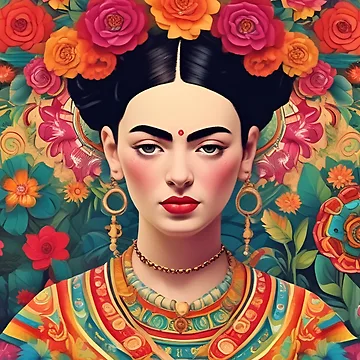 Artwork thumbnail, Frida Roses by Raine2Shine