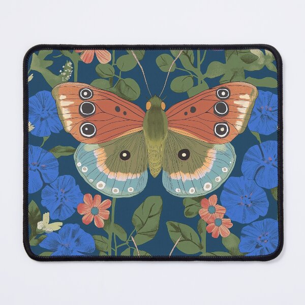 Item preview, Butterfly Design 01. Double butterfies, green, blue,teracotta designed and sold by Shoot-The-Moon.