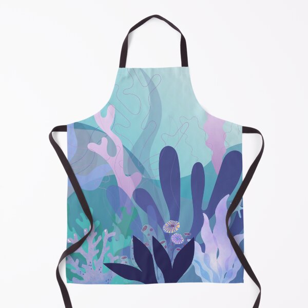 Item preview, Colorful Blue and Purple Sea Plants designed and sold by Fiboarty.