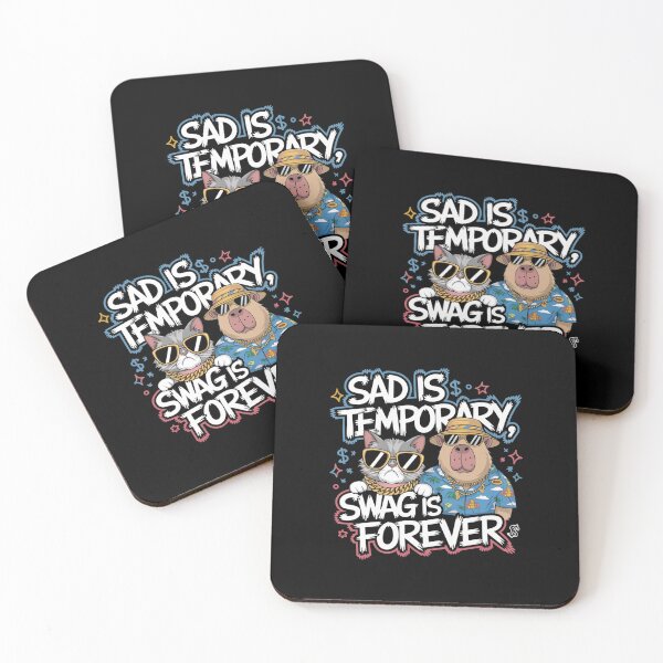 Item preview, Sad Is Temporary Swag Is Forever  designed and sold by Mateusz Majcherek.