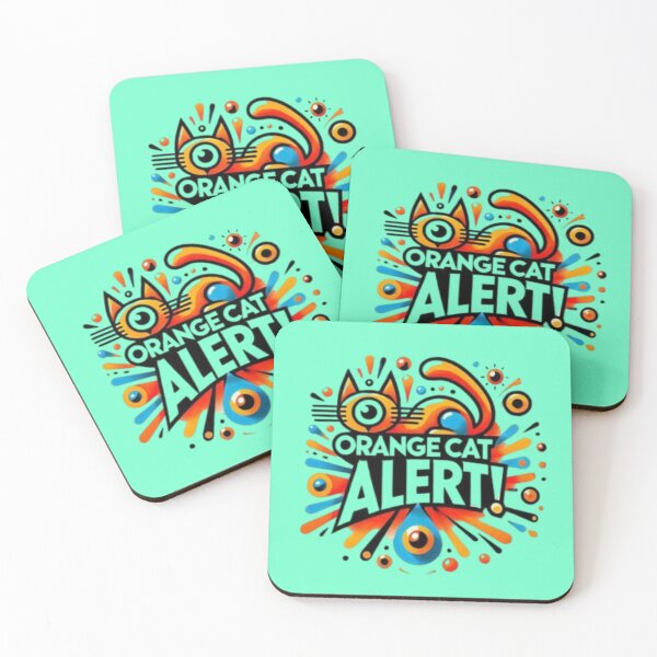 Item preview, Orange Cat Alert! designed and sold by Shs-Kenya.