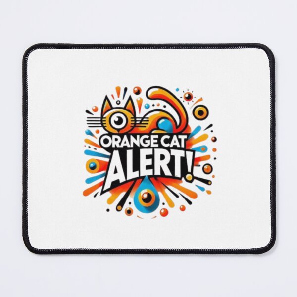 Item preview, Orange Cat Alert! designed and sold by Shs-Kenya.