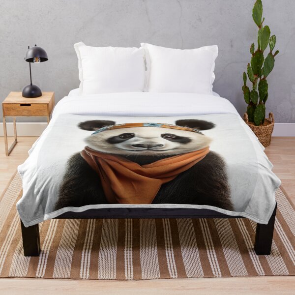 Item preview, Adorable Panda Wall Art – Whimsical Animal Portrait designed and sold by Terradesignsbyk.