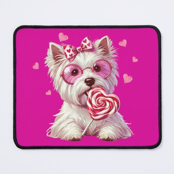 Item preview, Valentine's Day | Cute White Terrier designed and sold by Cris888.