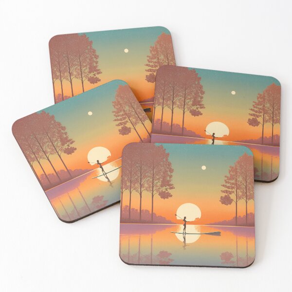 Item preview, Sunset Lake Paddle Board Girl designed and sold by RTeeSTS.
