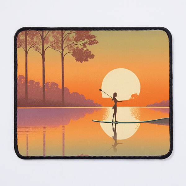 Item preview, Sunset Lake Paddle Board Girl designed and sold by RTeeSTS.
