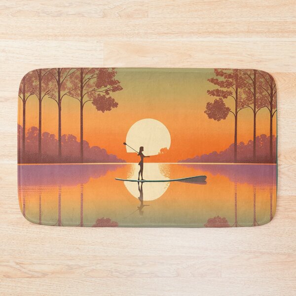 Item preview, Sunset Lake Paddle Board Girl designed and sold by RTeeSTS.