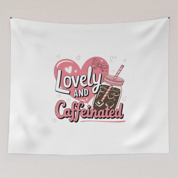 Item preview, To Be Lovely & Caffeinated Png, Valentine's Day Png, Coffee Valentine Heart Png, Valentine Coquette Bow Png, Coffee lover png, Gift For Her designed and sold by TANDIGITALSHOP.