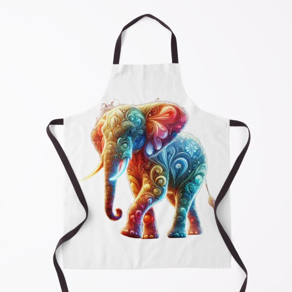 Item preview, Glowing Colorful Elephant designed and sold by GloriousArtSKD.