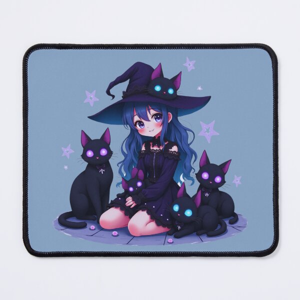 Item preview, Anime girl and cute cats designed and sold by PattaZone.