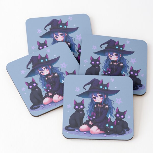 Item preview, Anime girl and cute cats designed and sold by PattaZone.