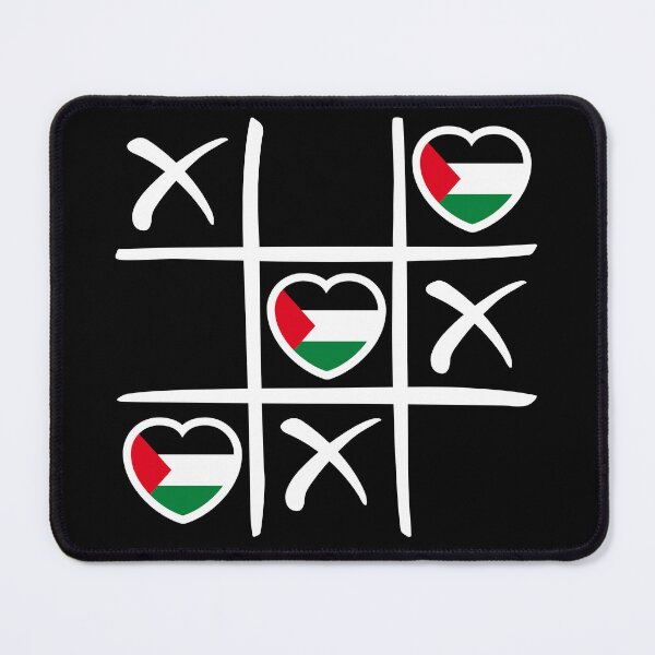 Item preview, Palestinian Flag Colored Hearts, Tic Tac Toe designed and sold by Patrick2906.