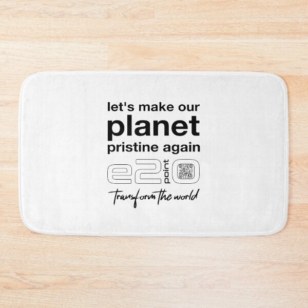 Item preview, e2point0 - Let's make our planet pristine again (black) designed and sold by e2point0.
