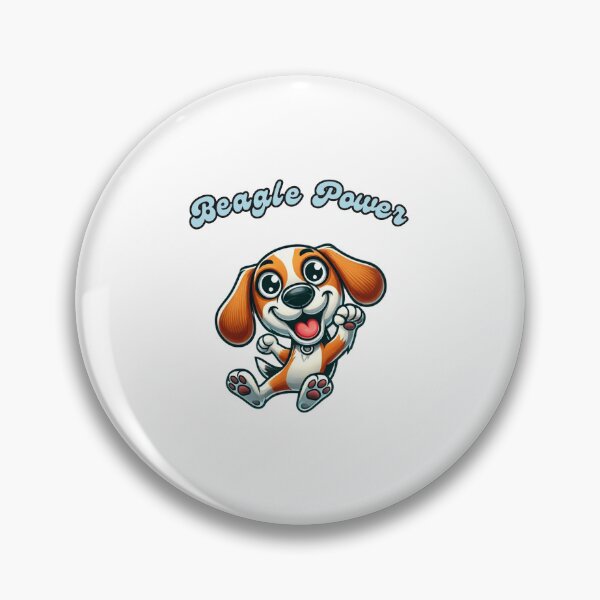 Item preview, Dibujo animado divertido de Beagle Power designed and sold by LovingPresence.