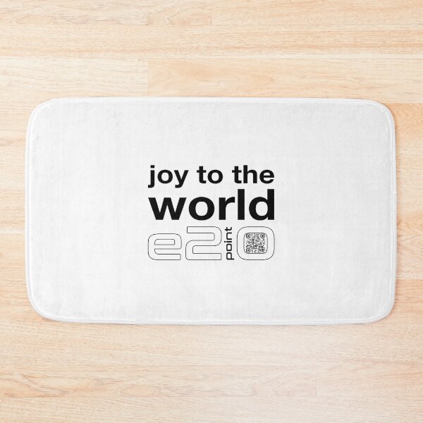 Item preview, e2point0 - Joy to the World (black) designed and sold by e2point0.