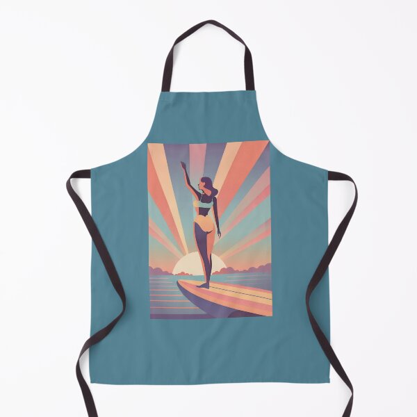 Item preview, Sunset Lake Paddle Board Girl Retro designed and sold by RTeeSTS.
