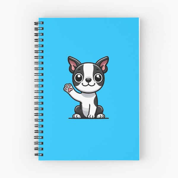 Item preview, Cute Boston Terrier Puppy Cartoon Style designed and sold by LovingPresence.