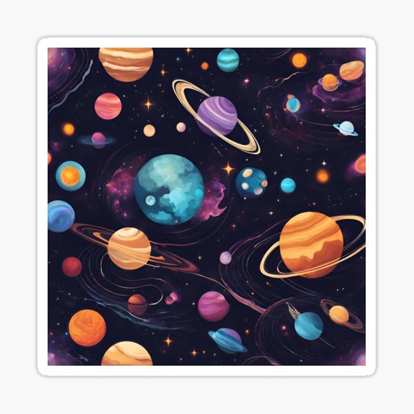 Item preview, Planetary Parade designed and sold by Eman Abou Ghazy.