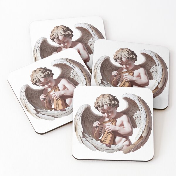 Item preview, Angelic Putto Playing a Lyre designed and sold by ZetaDream.
