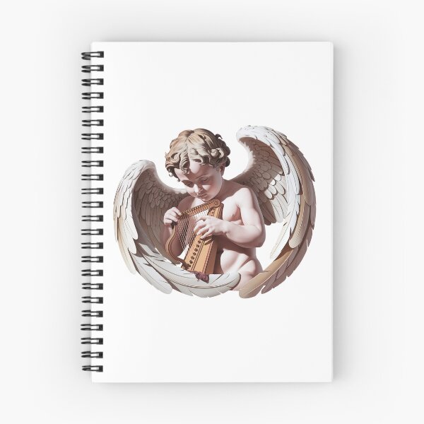 Item preview, Angelic Putto Playing a Lyre designed and sold by ZetaDream.