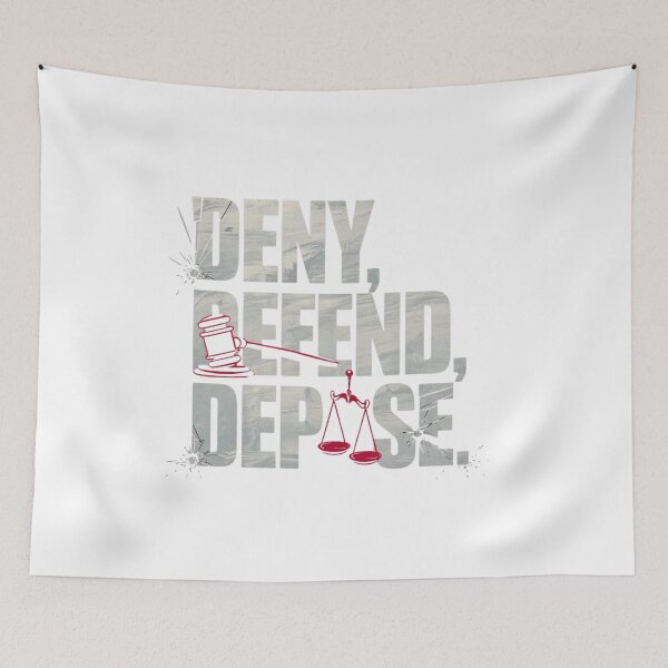 Item preview, Deny Defend Depose - Luigi Mangione designed and sold by DigitalLegends1.