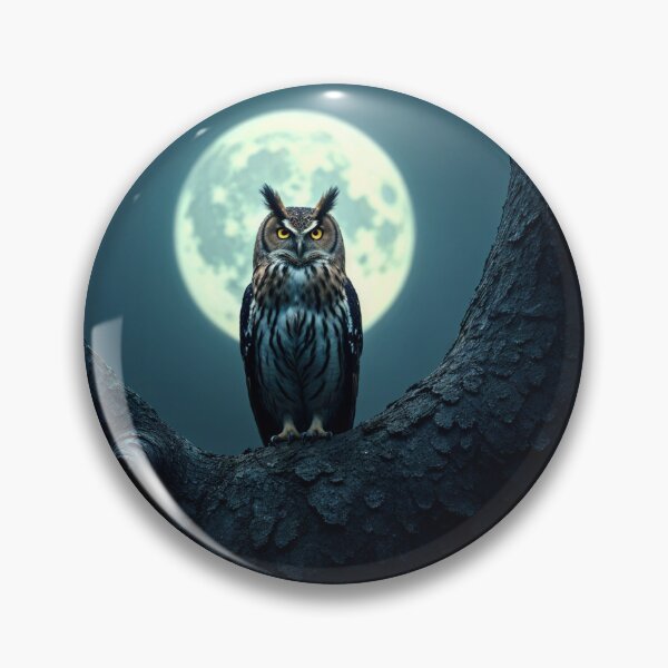 Item preview, Eagle owl in an oak tree designed and sold by Palatinasart.