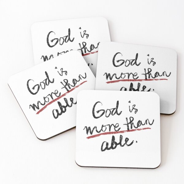 Item preview, God is More than Able designed and sold by Sabrina Coloma.
