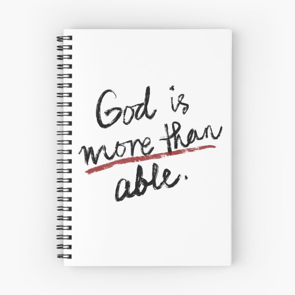 Item preview, God is More than Able designed and sold by Sabrina Coloma.