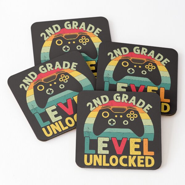 Item preview, 2nd Grade Level Unlocked Funny second grade school art gamer design designed and sold by REDDLINE.