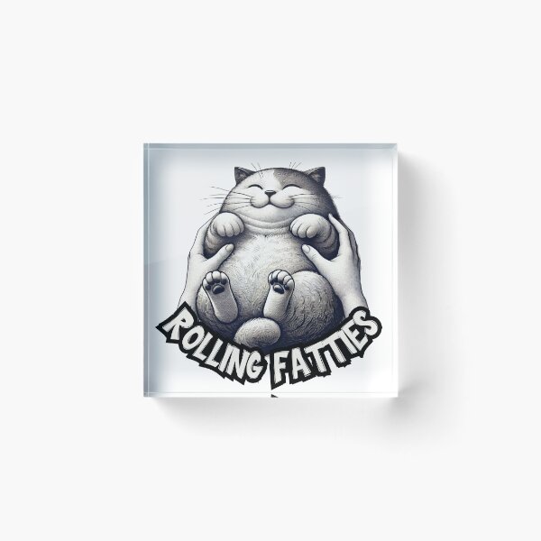 Item preview,  Rolling Fatties Cat designed and sold by zingbing.