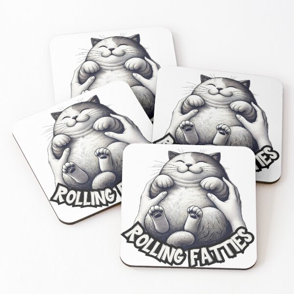 Item preview,  Rolling Fatties Cat designed and sold by zingbing.