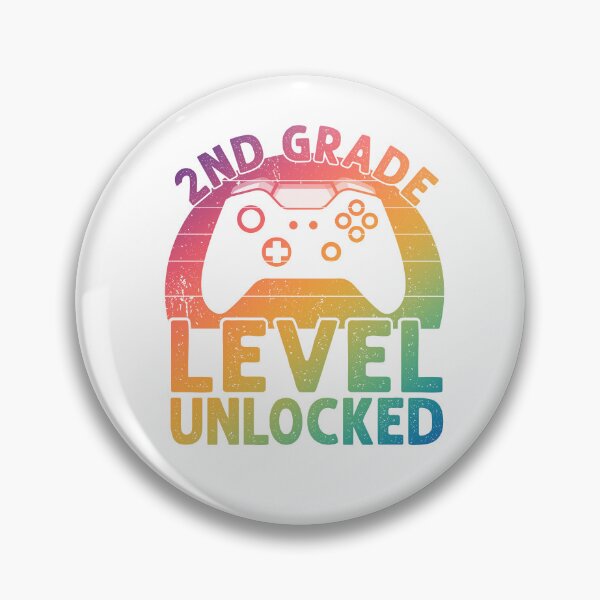 Item preview, 2nd Grade Level Unlocked Funny second grade school art gamer design designed and sold by REDDLINE.