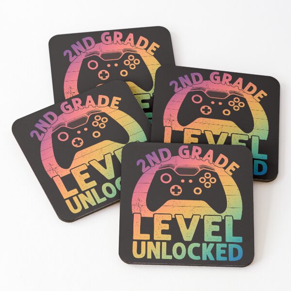 Item preview, 2nd Grade Level Unlocked Funny second grade school art gamer design designed and sold by REDDLINE.