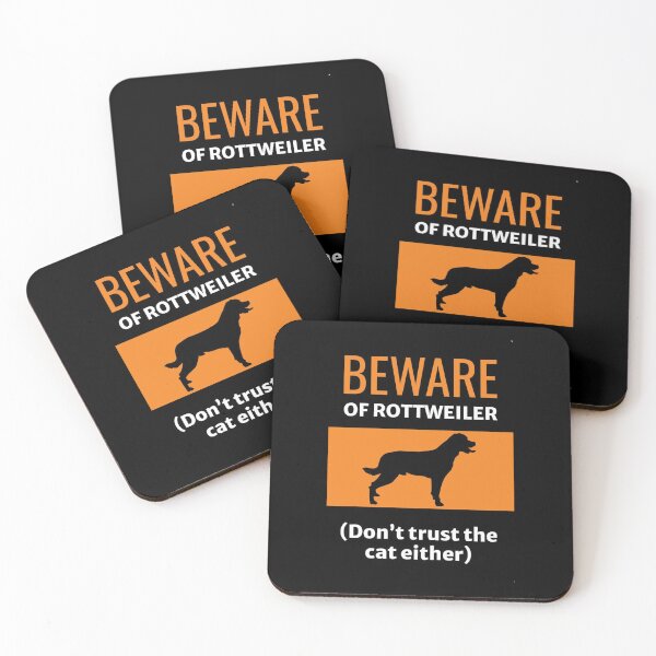 Item preview, Beware of Rottweiler (Don't trust the cat either) designed and sold by 123ks.