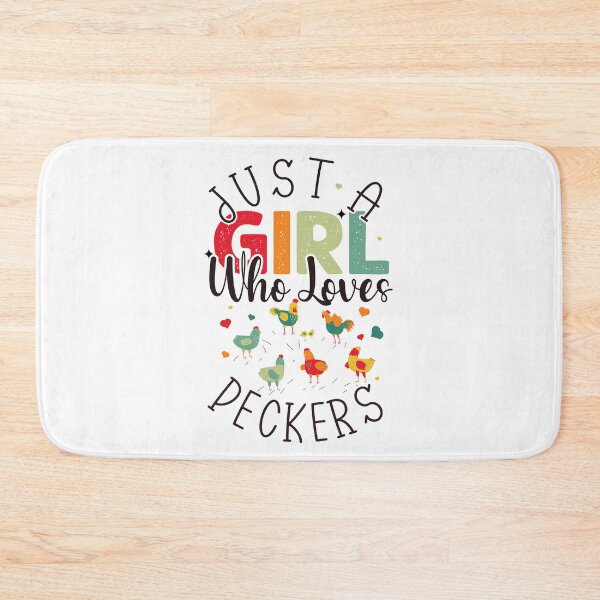 Item preview, Just a girl who loves Peckers Retro Vintage Chicken Lover Funny Saying designed and sold by REDDLINE.