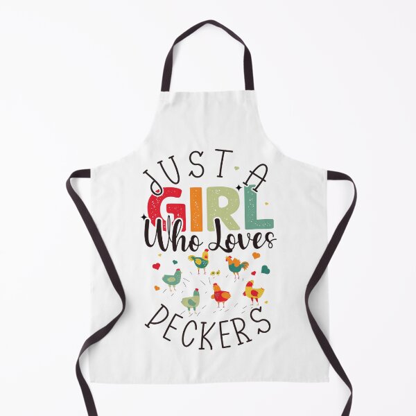 Item preview, Just a girl who loves Peckers Retro Vintage Chicken Lover Funny Saying designed and sold by REDDLINE.