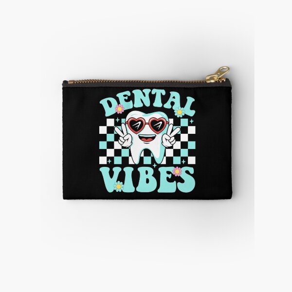 Item preview, Retro Groovy Dental Vibes Funny Dentist Hygienist designed and sold by Dream-Art-Wear.