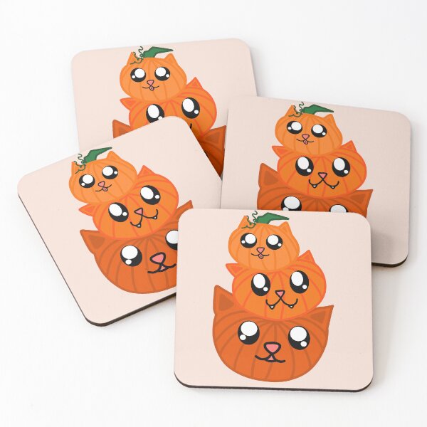 Item preview, Pumpkin stack cats designed and sold by heytomayana.