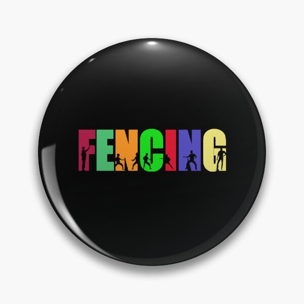 Item preview, Colorful Fencing Silhouette Design Gifts for Sports Enthusiasts designed and sold by Maniutek.