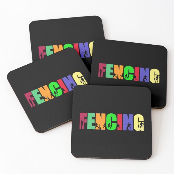 Item preview, Colorful Fencing Silhouette Design Gifts for Sports Enthusiasts designed and sold by Maniutek.