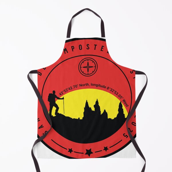 Item preview, camino de santiago 2025, colors of spanisch flag designed and sold by designkb.