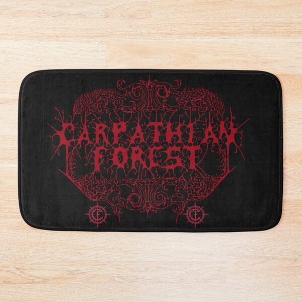 Item preview, CARPATHIAN FOREST LOGO ARTWORK BLACK METAL designed and sold by MetalRockProg.