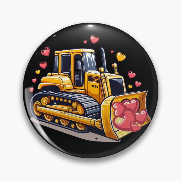Item preview, I love bulldozer designed and sold by Red-forever.
