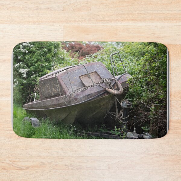 Item preview, Abandoned boat in Grove Ferry, England designed and sold by OskiOnTour.