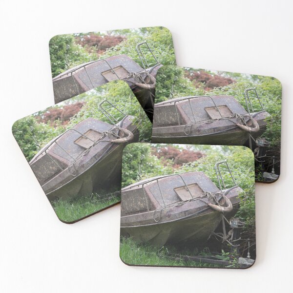 Item preview, Abandoned boat in Grove Ferry, England designed and sold by OskiOnTour.