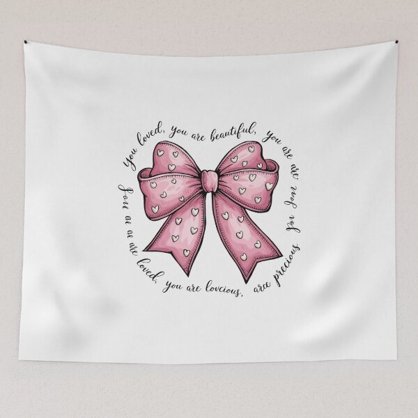 Item preview, Pink Valentine Coquette Bow PNG, Retro Valentine's Sublimation Design, You Are Loved Valentine's Shirt Design, Happy Valentine's Day Gift. designed and sold by TANDIGITALSHOP.