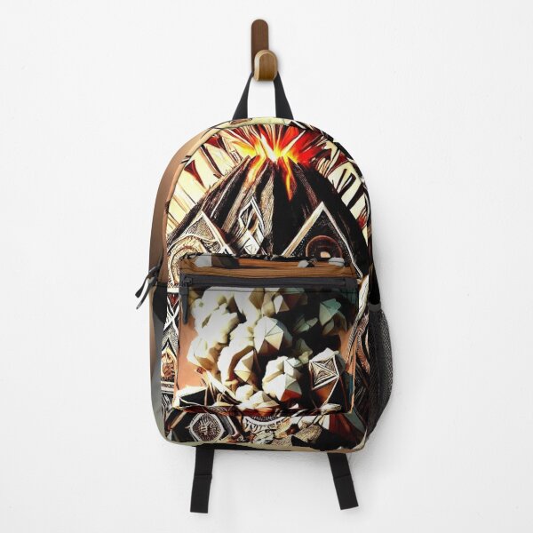 Item preview, Geometric Volcano – Fiery Eruption designed and sold by Dogandesighn.