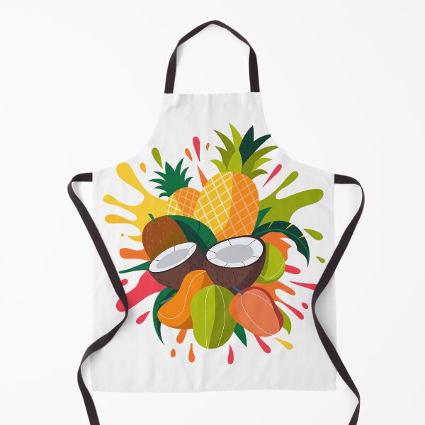 Item preview, Tropical Fruit Splash Illustration designed and sold by ZetaDream.